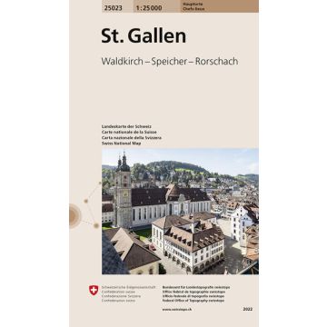 25023 St. Gallen 1:25 000 / Swisstopo (Hauptorte)