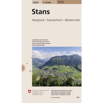 25024 Stans 1:25 000 / Swisstopo (Hauptorte)