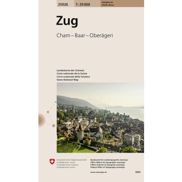 25026 Zug 1:25 000 / Swisstopo (Hauptorte)