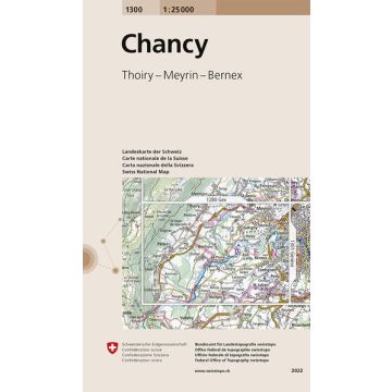 1300 Chancy 1:25 000 / Swisstopo