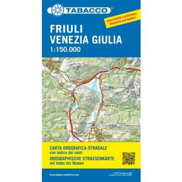 Carte routière Friuli Venezia Giulia 1:150 000 / Tabacco