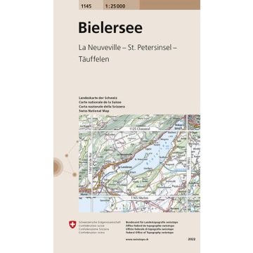 1145 Bielersee 1:25 000 / Swisstopo