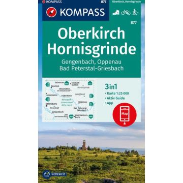Wanderkarte Kompass 877 Oberkirch Hornisgrinde