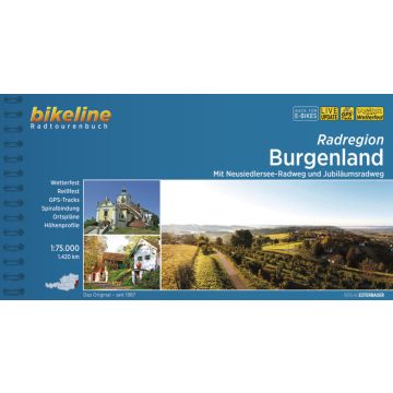 Veloführer Radregion Burgenland Bikeline /Esterbauer