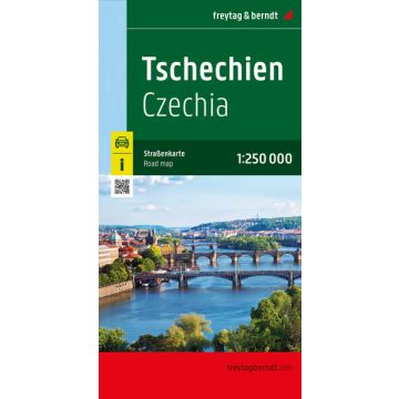 Carte routière Tchéquie 1:250 000 / Freytag & Berndt