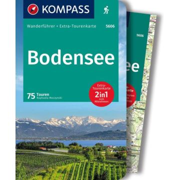 Wanderführer Bodensee mit Tourenkarte / Kompass 
