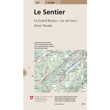 1221 Le Sentier 1:25 000 / Swisstopo
