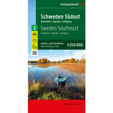 Strassenkarte Schweden 3 Südost 1:250 000 / Freytag & Berndt