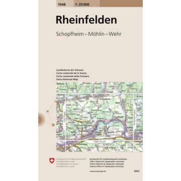 1048 Rheinfelden 1:25 000 / Swisstopo