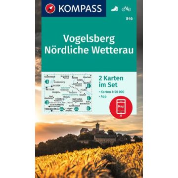 Wanderkarte Kompass 846 Vogelsberg Nördl. Wetterau