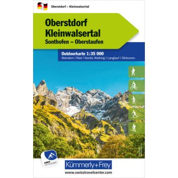 Carte de randonnée Oberstdorf Kleinwalsertal 1:35 000 / Kümmerly & Frey Outdoorkarte 1 
