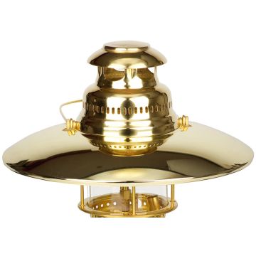 Abat-jour réflecteur doré pour lampe à petrole P