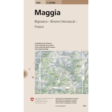 1292 Maggia 1:25 000 / Swisstopo