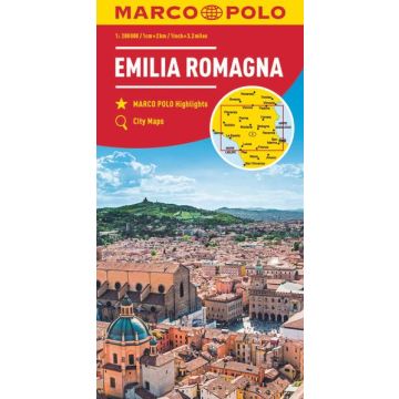 Carte routière Emilie Romagne 1:200 000 / Marco Polo Italie 6