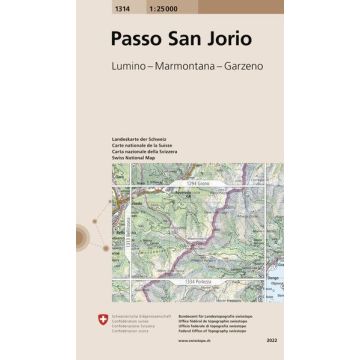 1314 Passo San Jorio 1:25 000 / Swisstopo