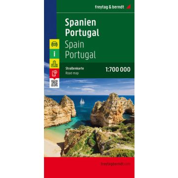 Carte routière Espagne Portugal 1:700 000 / Freytag & Berndt