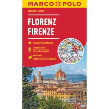 Plan de ville Florence 1:15 000 / Marco Polo City Map