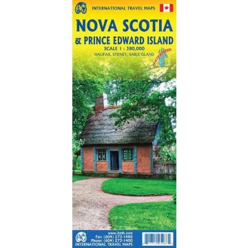 Strassenkarte Nova Scotia & Prince Edward Island 1:380 000 / ITMB