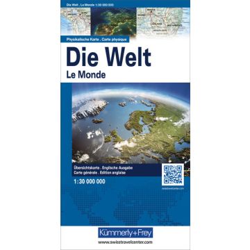 Welt physikalisch 1:30 Mio. / Kümmerly & Frey