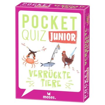 Pocket Quiz Junior Verrückte Tiere / Moses