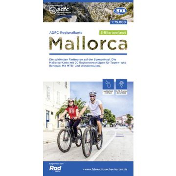 Velokarte ADFC Mallorca 1:75 000 / BVA Regionalkarte