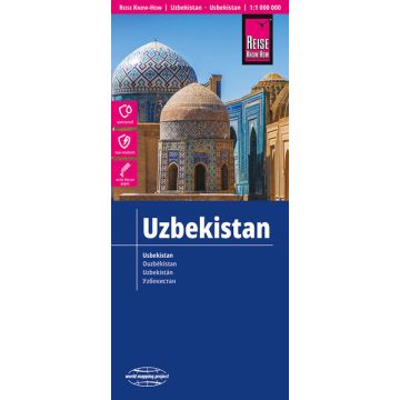 Strassenkarte Usbekistan 1:1 Mio. / Reise Know-How