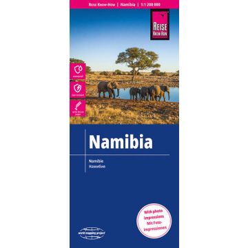 Strassenkarte Namibia 1:1 200 000 / Reise Know-How