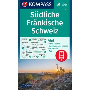 Wanderkarte Kompass 171 Südl. Fränkische Schweiz