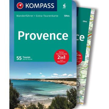 Wanderführer Provence mit Wanderkarte / Kompass