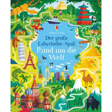 Rund um die Welt  - Der grosse Labyrinthe-Spass / Usborne