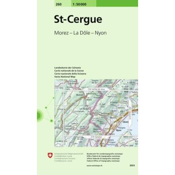 260 St-Cergue 1:50 000 / Swisstopo