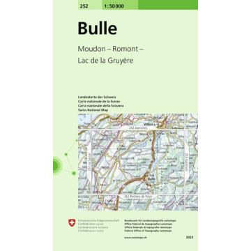 252 Bulle 1:50 000 / Swisstopo
