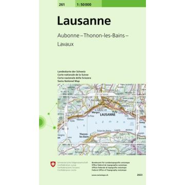 261 Lausanne 1:50 000 / Swisstopo