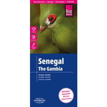 Strassenkarte Senegal Gambia 1:550 000 / Reise Know-How