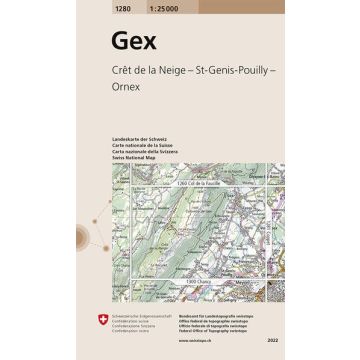1280 Gex 1:25 000 / Swisstopo