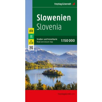 Carte routière Slovénie 1:150 000 / Freytag & Berndt