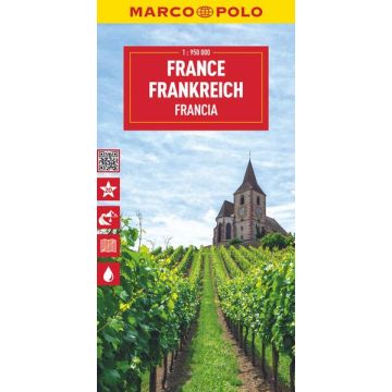 Strassenkarte Frankreich 1:950 000 / Marco Polo