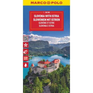 Carte routière Slovénie Istrie 1:250 000 / Marco Polo