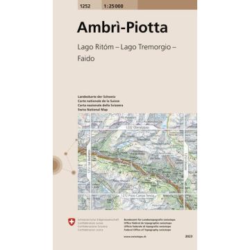 1252 Ambri-Piotta 1:25 000 / Swisstopo