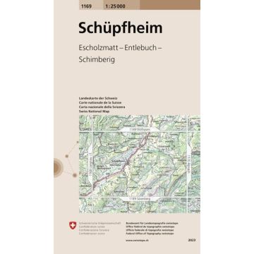 1169 Schüpfheim 1:25 000 / Swisstopo