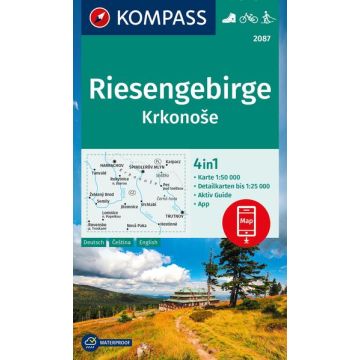 Wanderkarte Kompass 2087 Riesengebirge 1:50 000