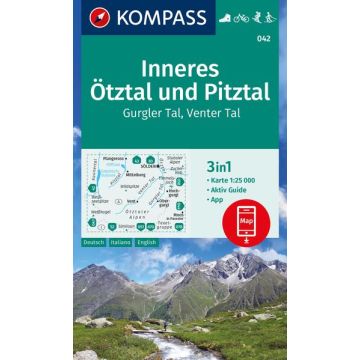 Wanderkarte Kompass 042 Inneres Ötztal & Pitztal
