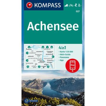 Wanderkarte Kompass 027 Achensee 1:35 000