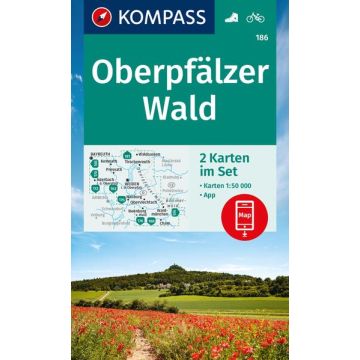 Wanderkarte Kompass 186 Oberpfälzer Wald