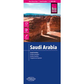 Carte routière Arabie saoudite 1:1 800 000 / Reise Know-How