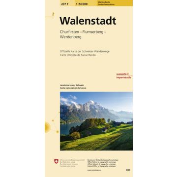 237 T Walenstadt Wanderkarte 1:50 000 