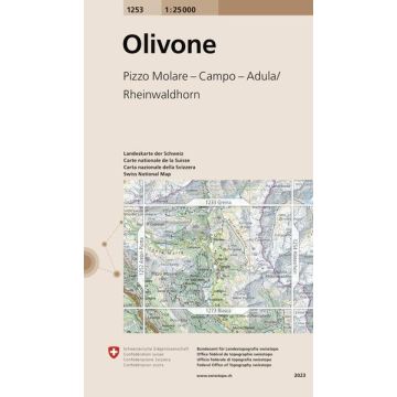1253 Olivone 1:25 000 / Swisstopo
