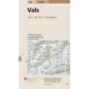 1234 Vals 1:25 000 / Swisstopo