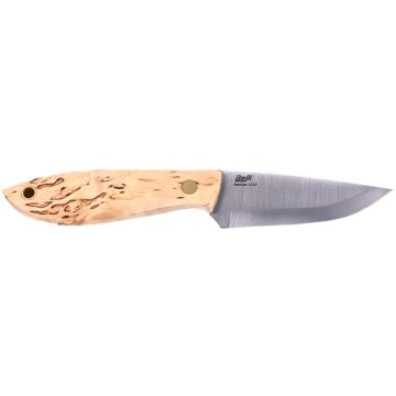 Messer Bobtail 80 Curly Birch Scandi-Schliff