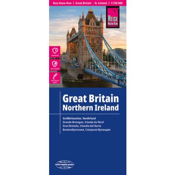 Carte routière Grande-Bretagne Irlande du Nord 1:750 000 / Reise Know-How